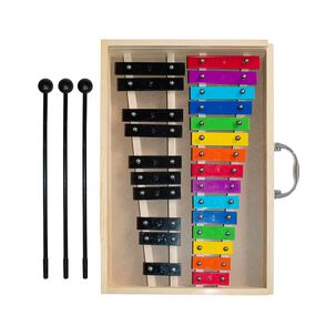 Metal&oacute;fono Crom&aacute;tico 25 Tonos Color Caja Madera All25sc