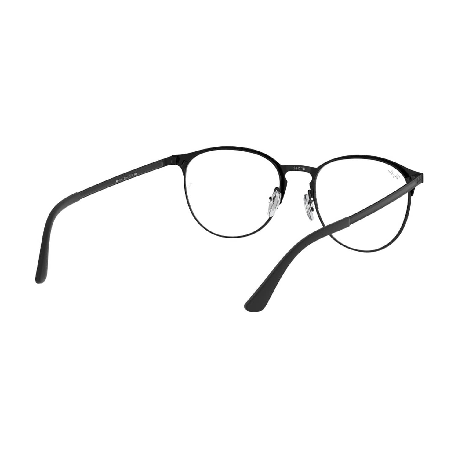 Lentes &Oacute;pticos Black On Matte Black Ray-ban Optical image number 7.0