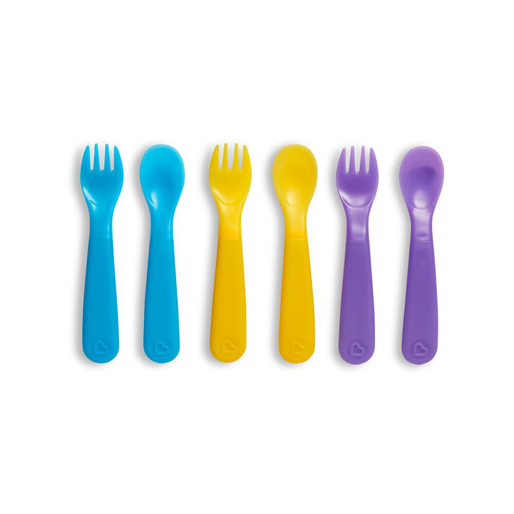 Set De Tenedor Y Cucharas Que Cambian De Color Munchkin image number 0.0