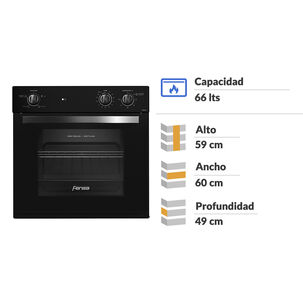 Horno Empotrado Fensa F 1060N A / 66 Litros