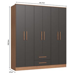 Cl&oacute;set Vekka Home New Pequim / 6 Puertas / 2 Cajones