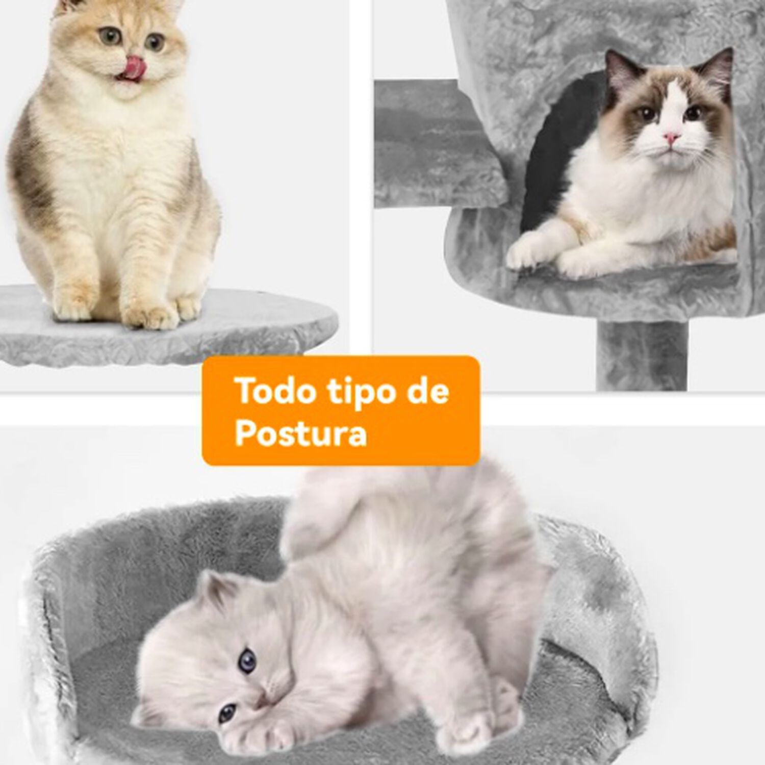 Rascador Para Gatos Gris image number 3.0