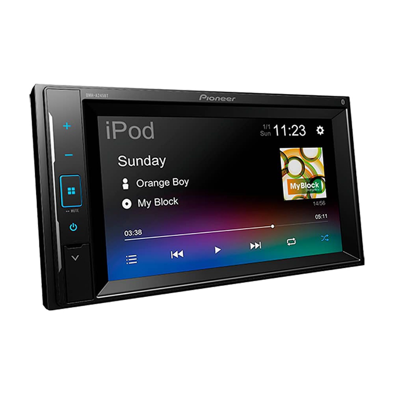Radio Pioneer Dmh-a245bt 2 Din Web Link Full Hd 3rca image number 0.0
