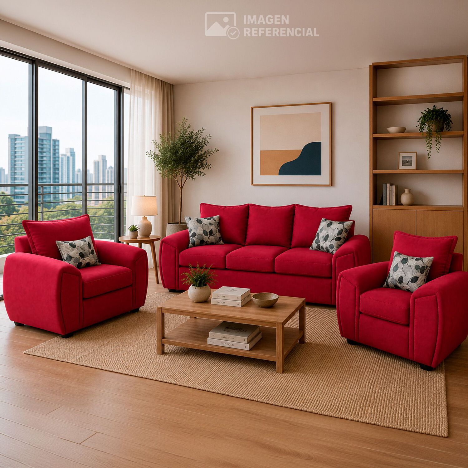 Juego De Living Elegant Detail Houston / 5 Cuerpos image number 0.0