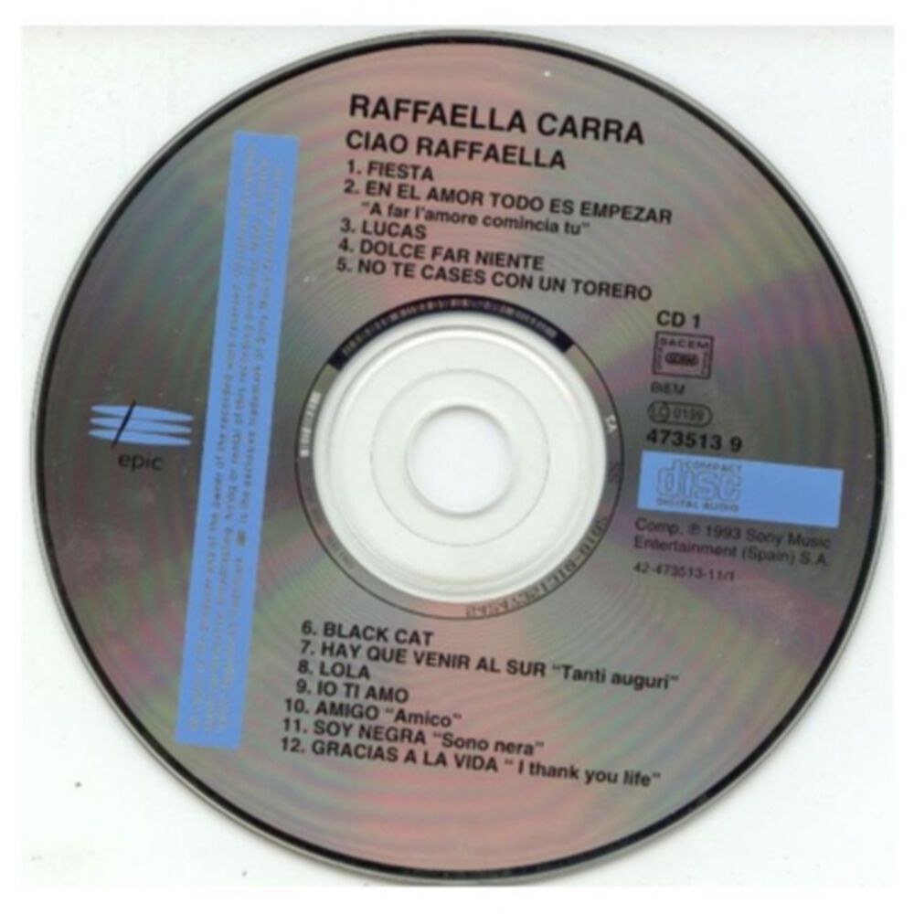 Raffaella Carra - Ciao Raffaella (2cd) | Cd image number 3.0