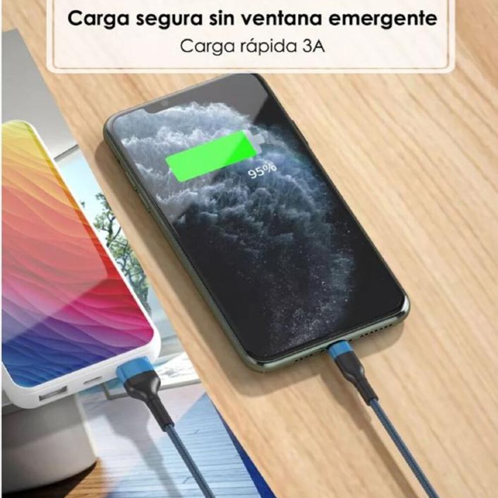 Cable Usb-c Carga Rápida Antinudos 1m Master-g image number 2.0