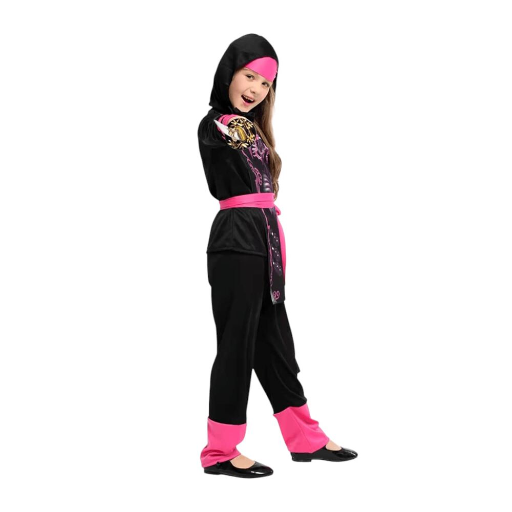 Disfraz Traje Infantil Ninja Dragon Ni&ntilde;a image number 6.0