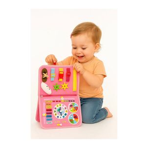 Malet&iacute;n Educativo Montessori Juguete Did&aacute;ctico Beb&eacute;s Rosa