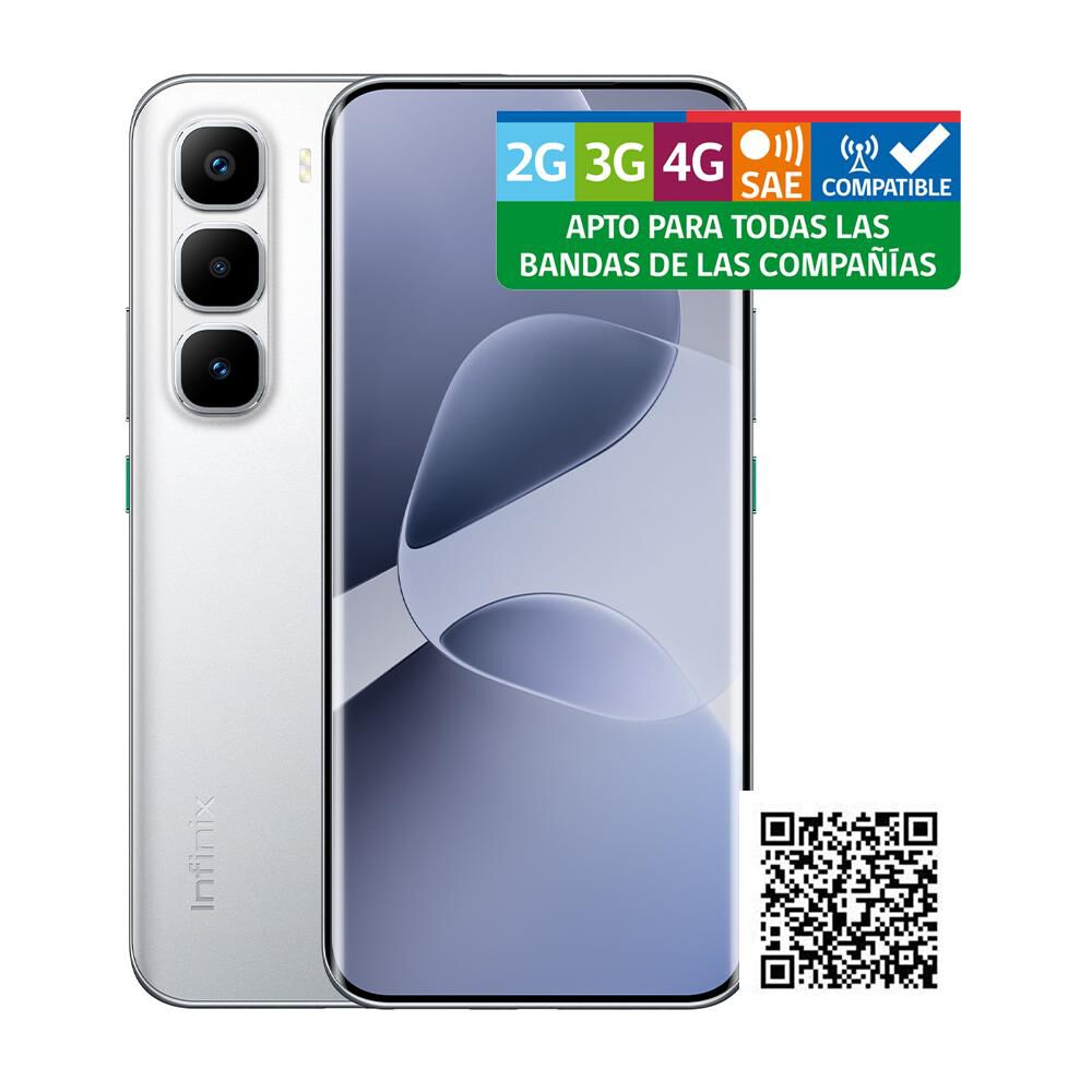 Smartphone Infinix Hot 60 Pro+ / 256 GB / Titanium Silver / Liberado image number 5.0