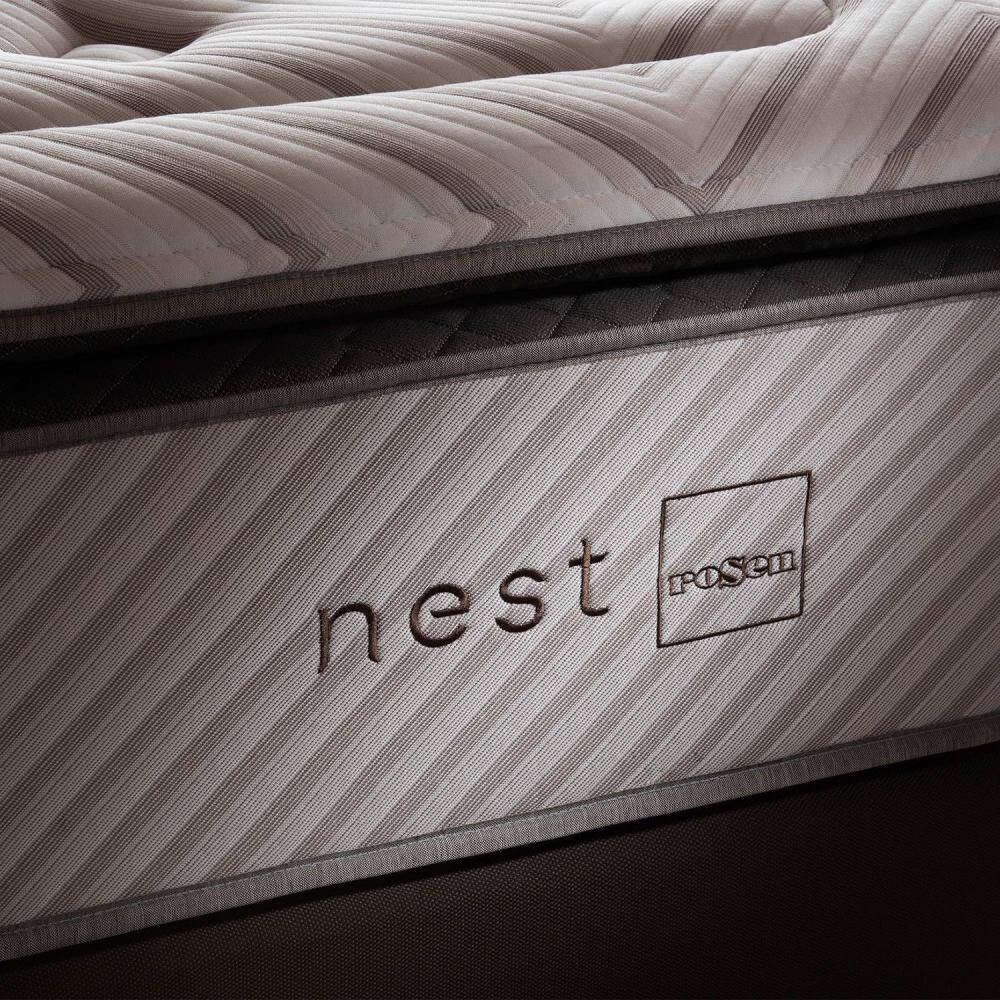 Cama Europea Rosen Nest / King / Base Dividida + Set De Maderas Issey Vison image number 4.0