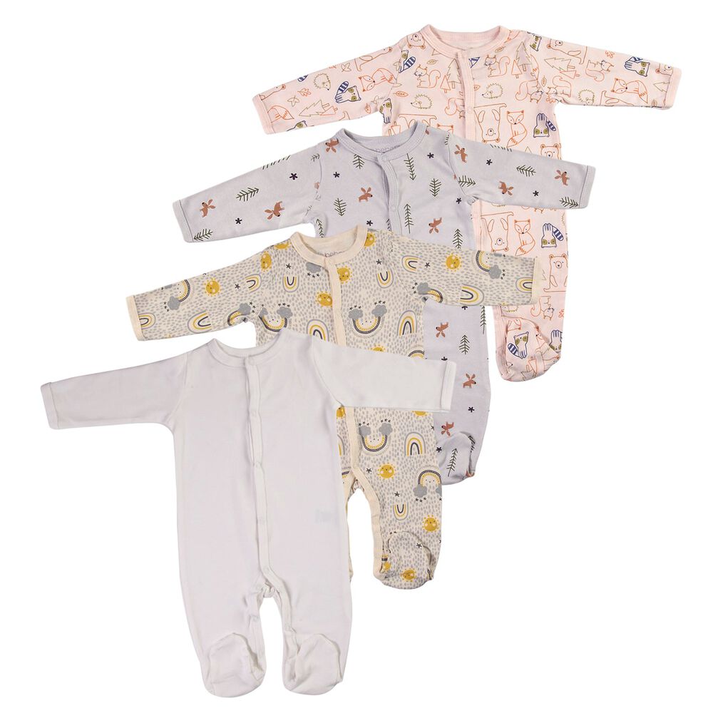 Pack De 4 Pijamas Bebés 0-3m image number 0.0