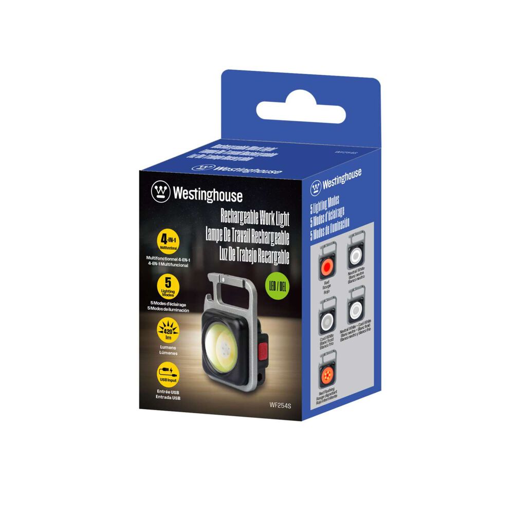 Mini Linterna De Trabajo Recargable 420lm - Westinghouse image number 4.0
