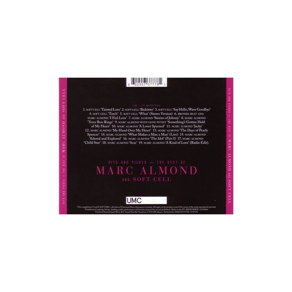 Marc Almond & Softcell - Hits And Pieces: The Best Of | Cd image number 1.0