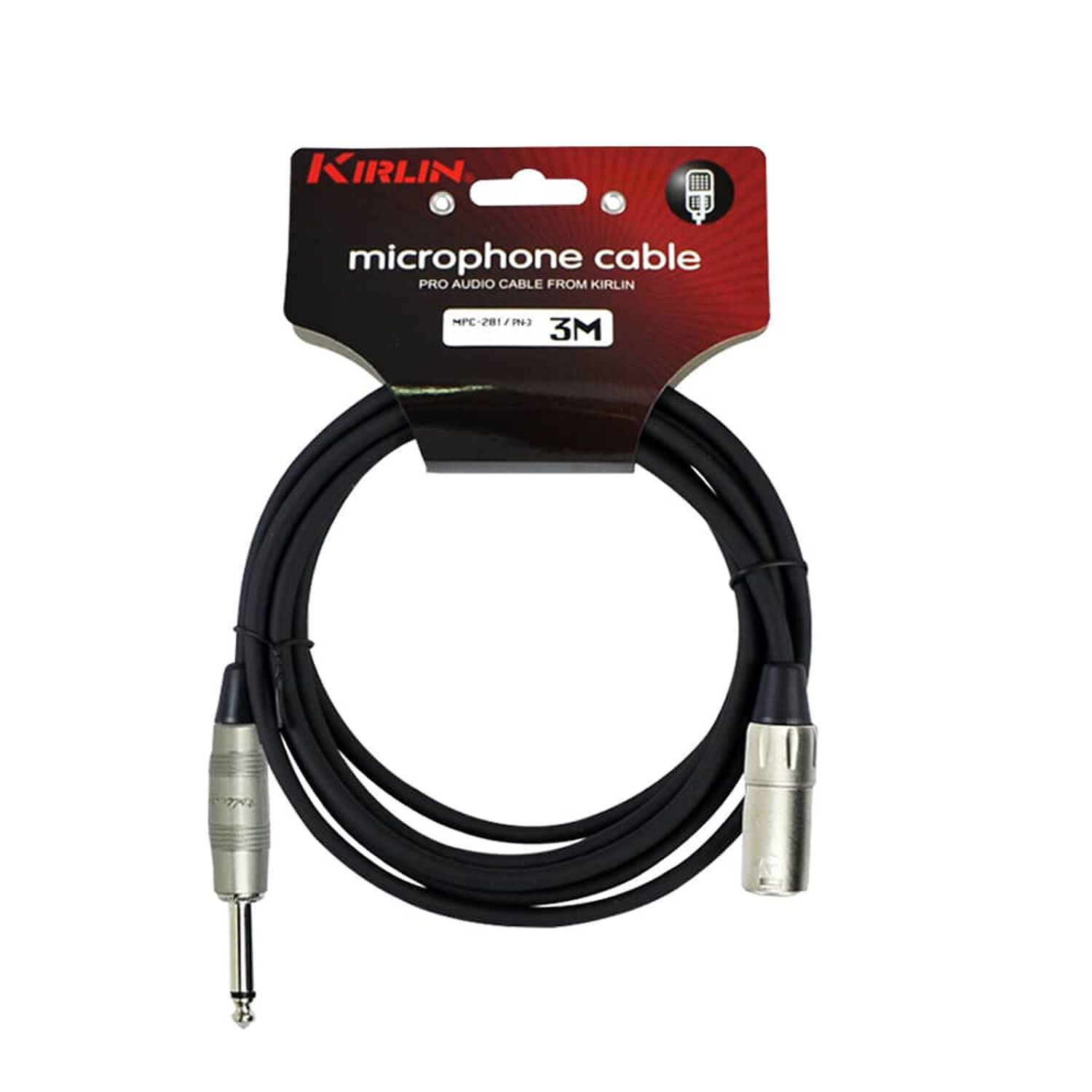 Cable Micr&oacute;fono Kirlin Xlr (m)- Plug 3m Mpc-281pn-3 image number 0.0