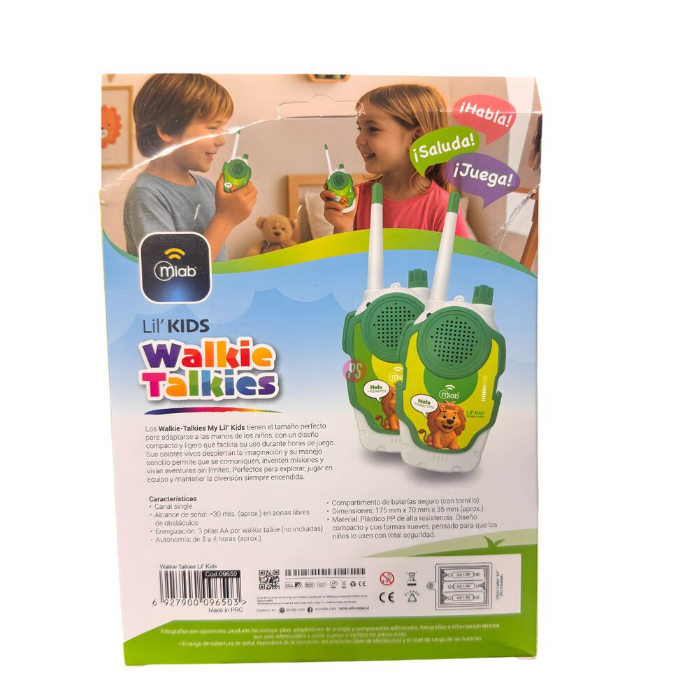 Kit 2 Walkie Talkie My Lil Kids 1 Canal Para Ni&ntilde;os - Ps image number 2.0