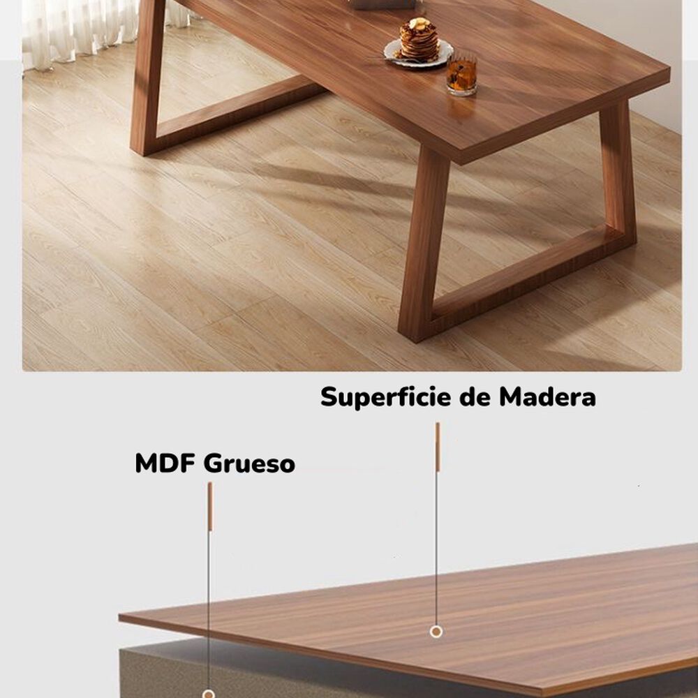 Comedor De Madera West 180x80x75cm By Lubabycas image number 5.0