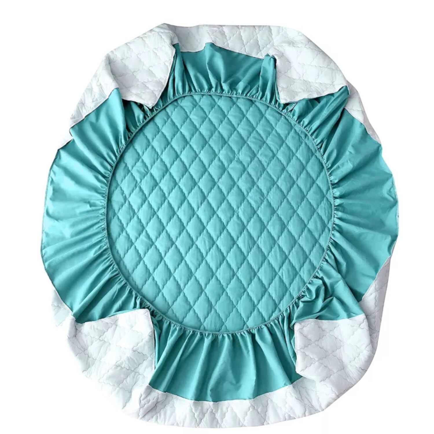Cubrecolch&oacute;n Impermeable King + 02 Fundas De Almohada Verde image number 2.0