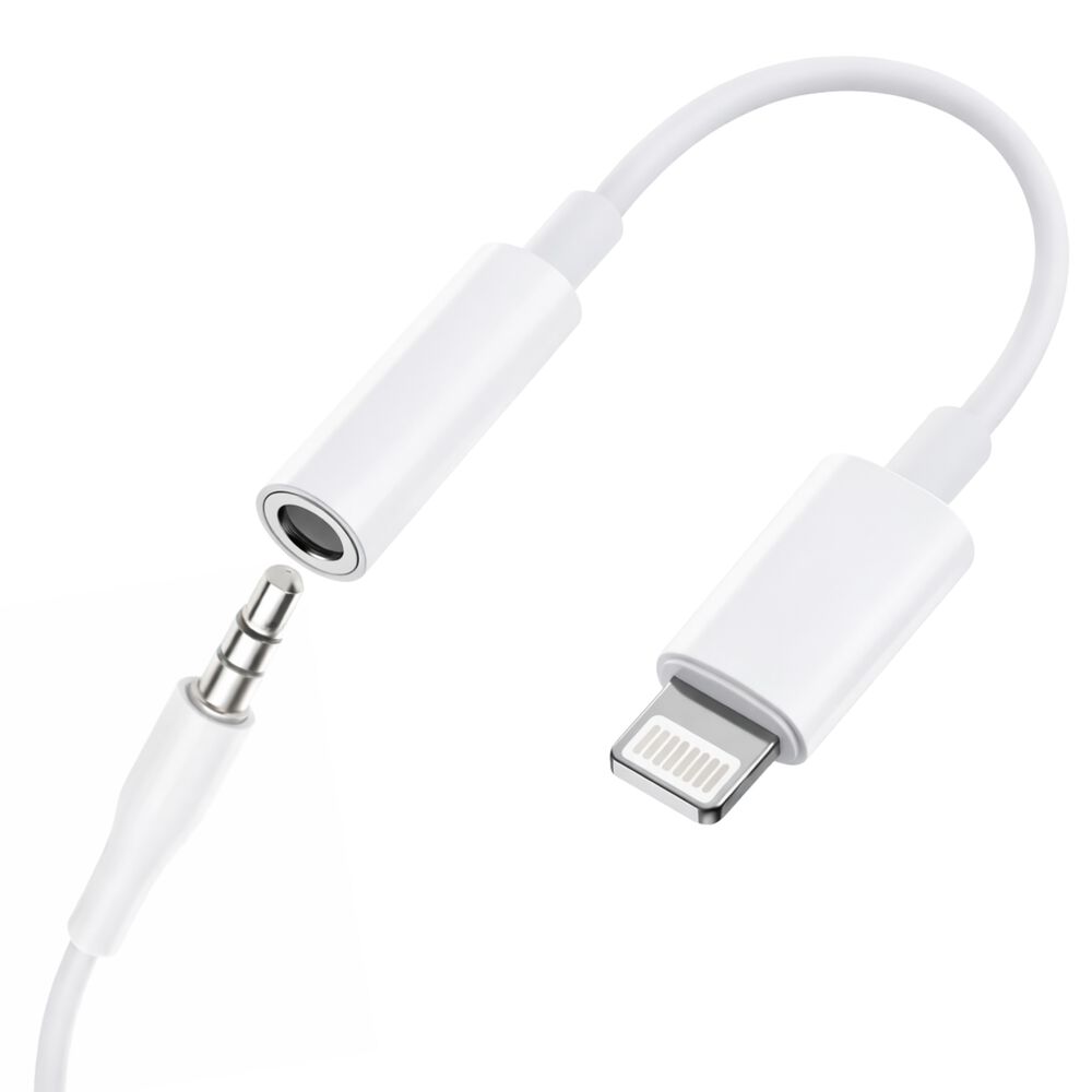 Adaptador De Aud&iacute;fonos Para Iphone Lightning A Jack 3.5mm image number 0.0
