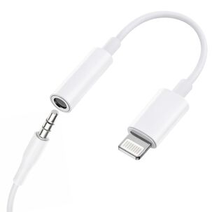 Adaptador De Aud&iacute;fonos Para Iphone Lightning A Jack 3.5mm
