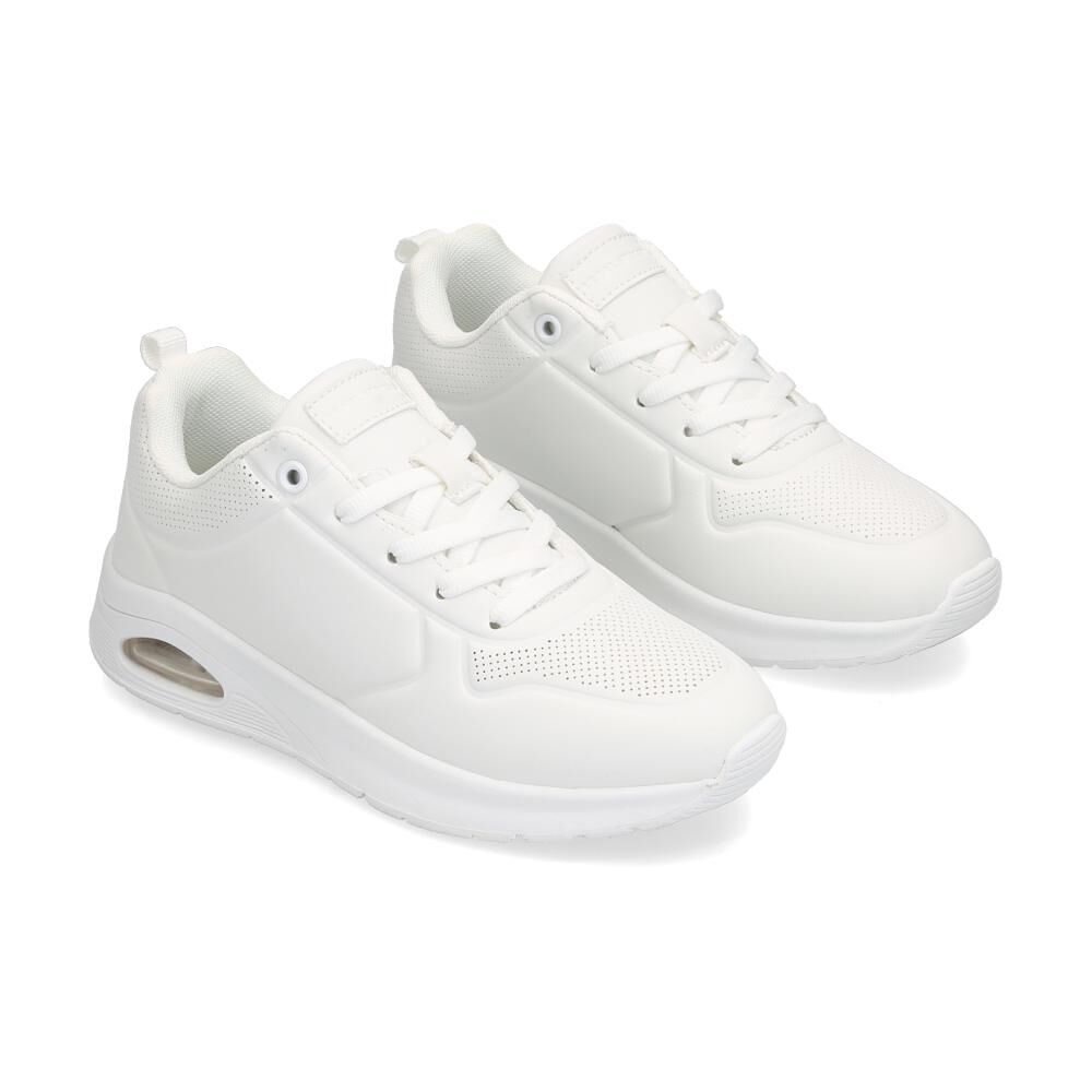 Zapatilla Escolar Legal Street Unisex Blanco image number 1.0