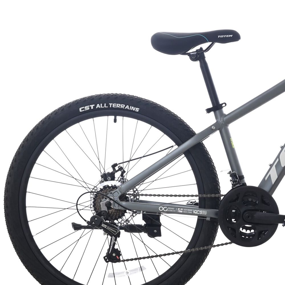 Bicicleta Totem Mtb Aro 26 Modelo Y650 Gris Verde image number 2.0