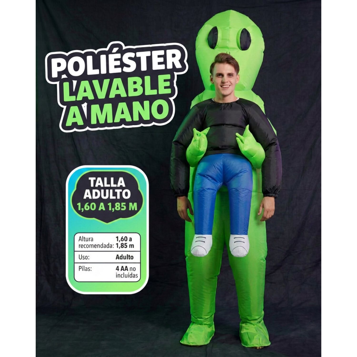 Disfraz Inflable Marciano Para Adulto image number 7.0