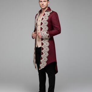 Cosplay Disfraz Traje Victoriano Medieval Chaqueta Cosplay Disfraz Traje Victoriano Medieval Chaqueta