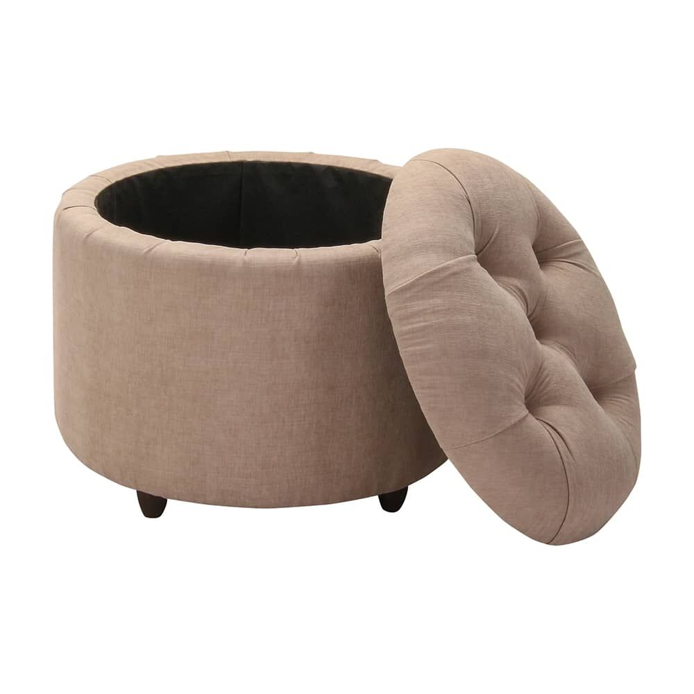 Pouf Ba&uacute;l Zoe Arena Altea 60x60x50 Cm image number 1.0