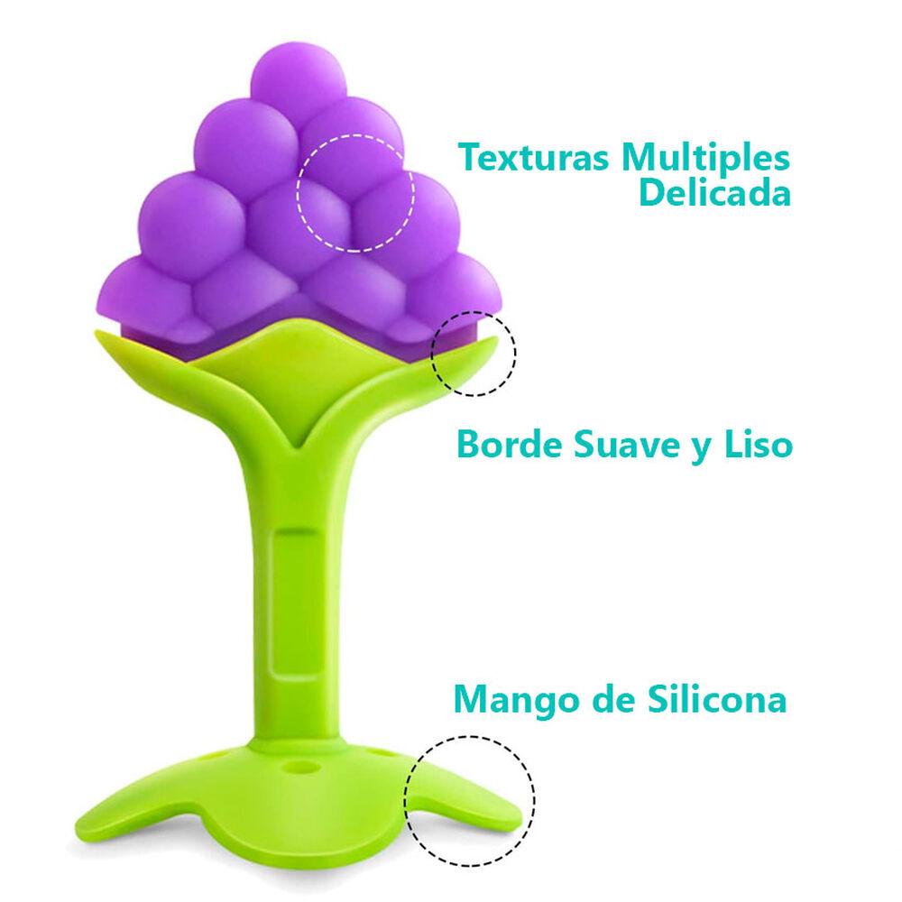 Mordedor Silicona Fruta Rasca Enc&iacute;as Dentici&oacute;n Bebe Guagua image number 3.0