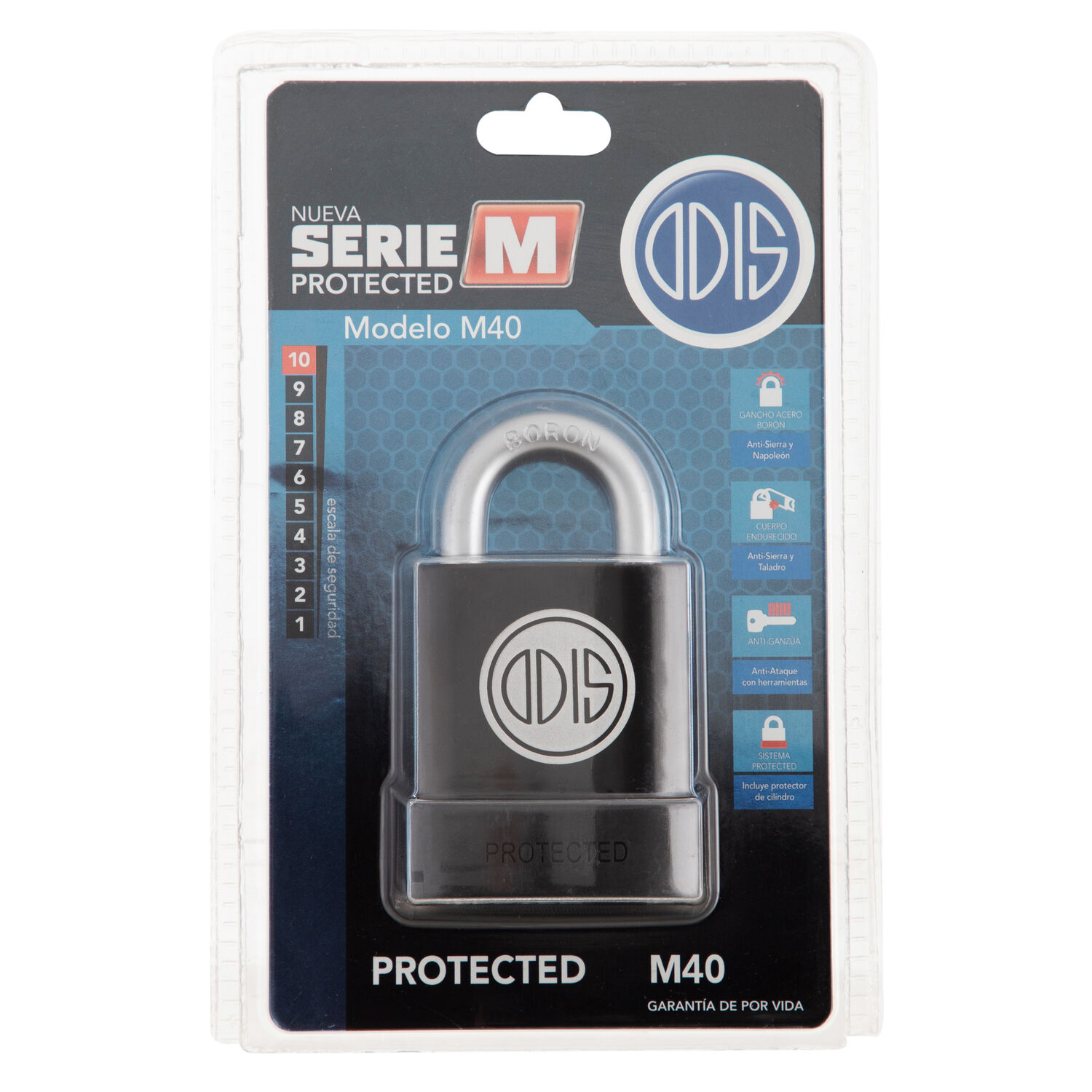 Candado Odis M40 Protected 48mm - Negro image number 7.0