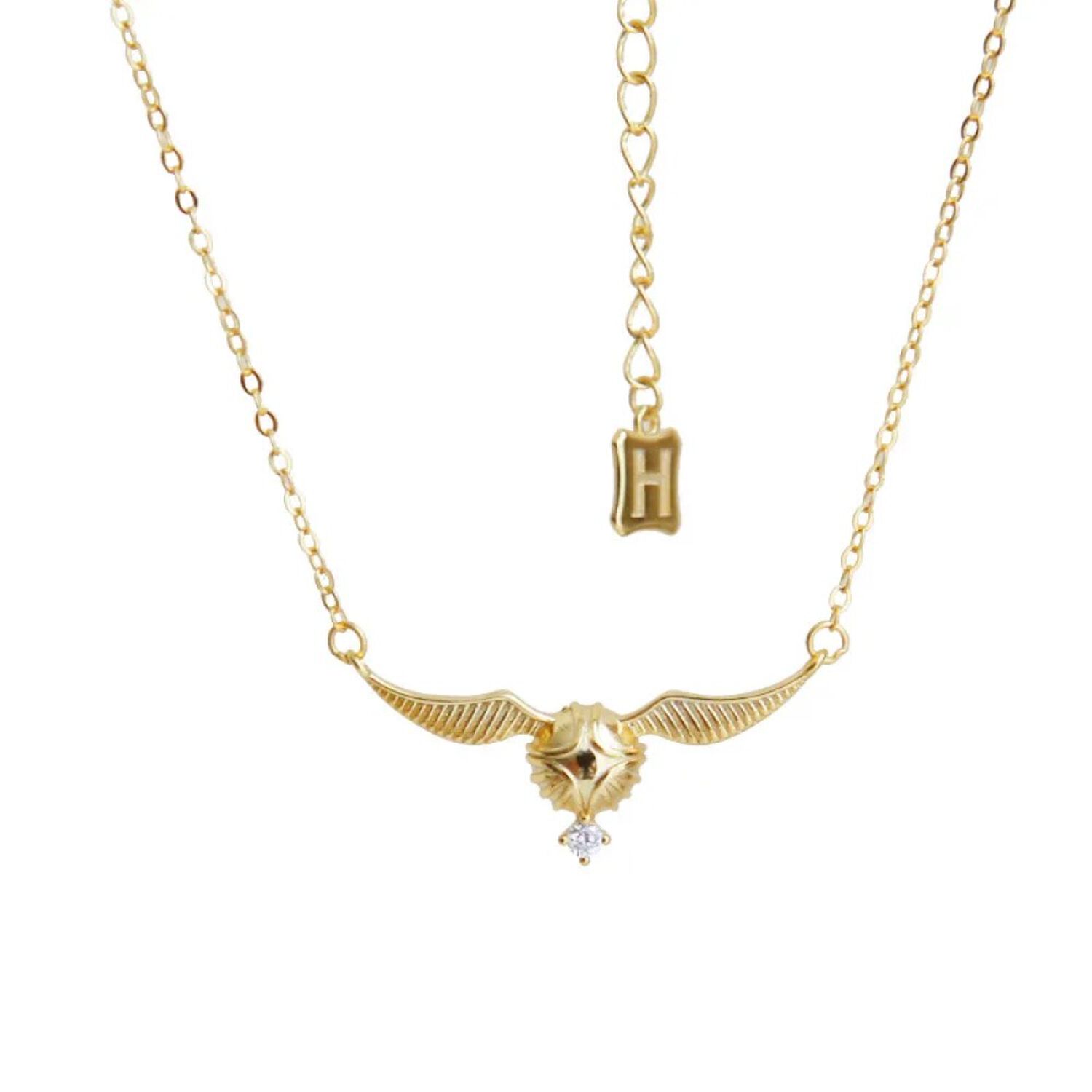 Collar Hogwarts Snitch Dorada Brillante Harry Potter image number 0.0