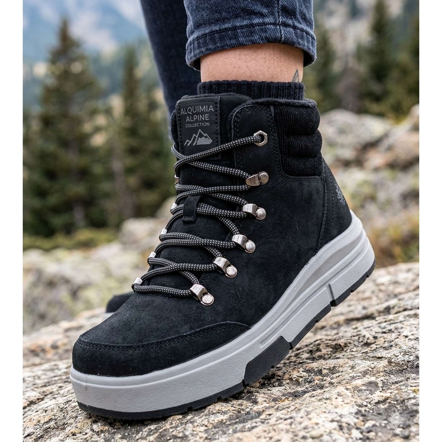 Botin Millan Negro Alquimia image number 4.0
