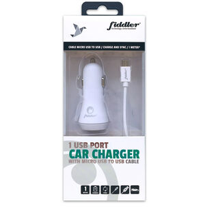 Cargador De Auto 2 Puerto USB + Cable Micro USB FD-C0034