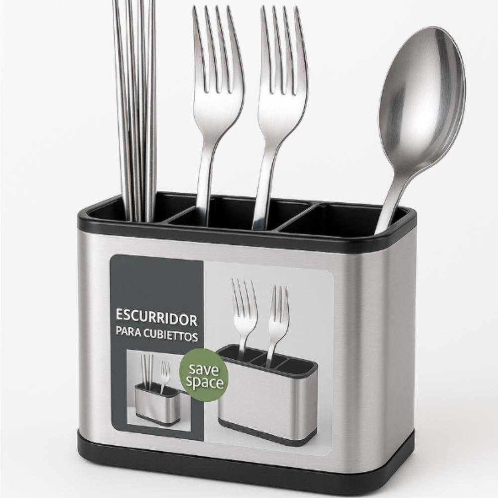 Escurridor Multifuncional Para Cubiertos De Cocina image number 2.0