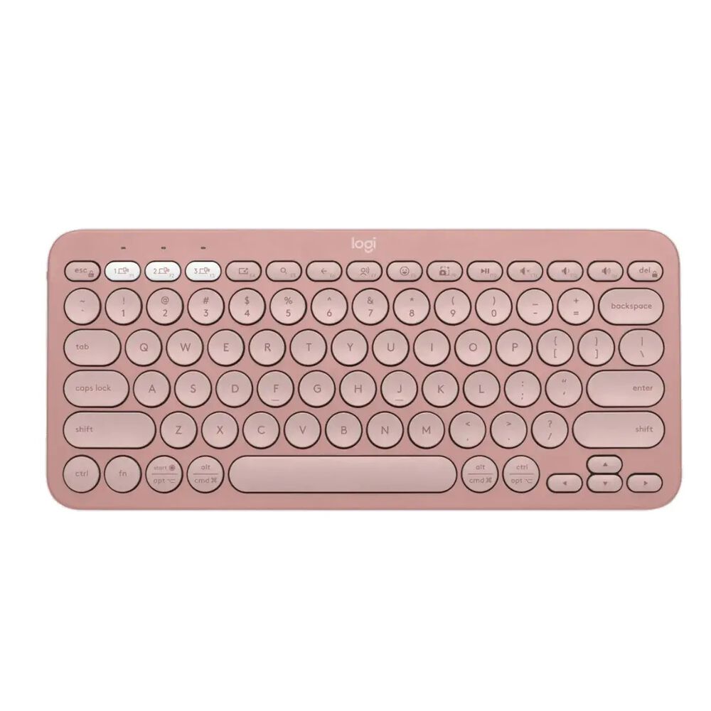 Teclado Logitech Pebble Keys 2 K380s Bluetooth Rosa image number 2.0