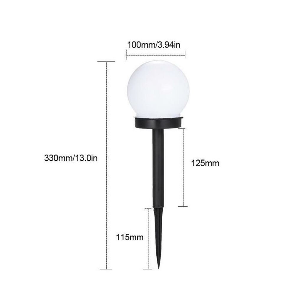 Pack 3 Foco Led Solar Lamparas Luz Solar Jardin Exterior image number 6.0