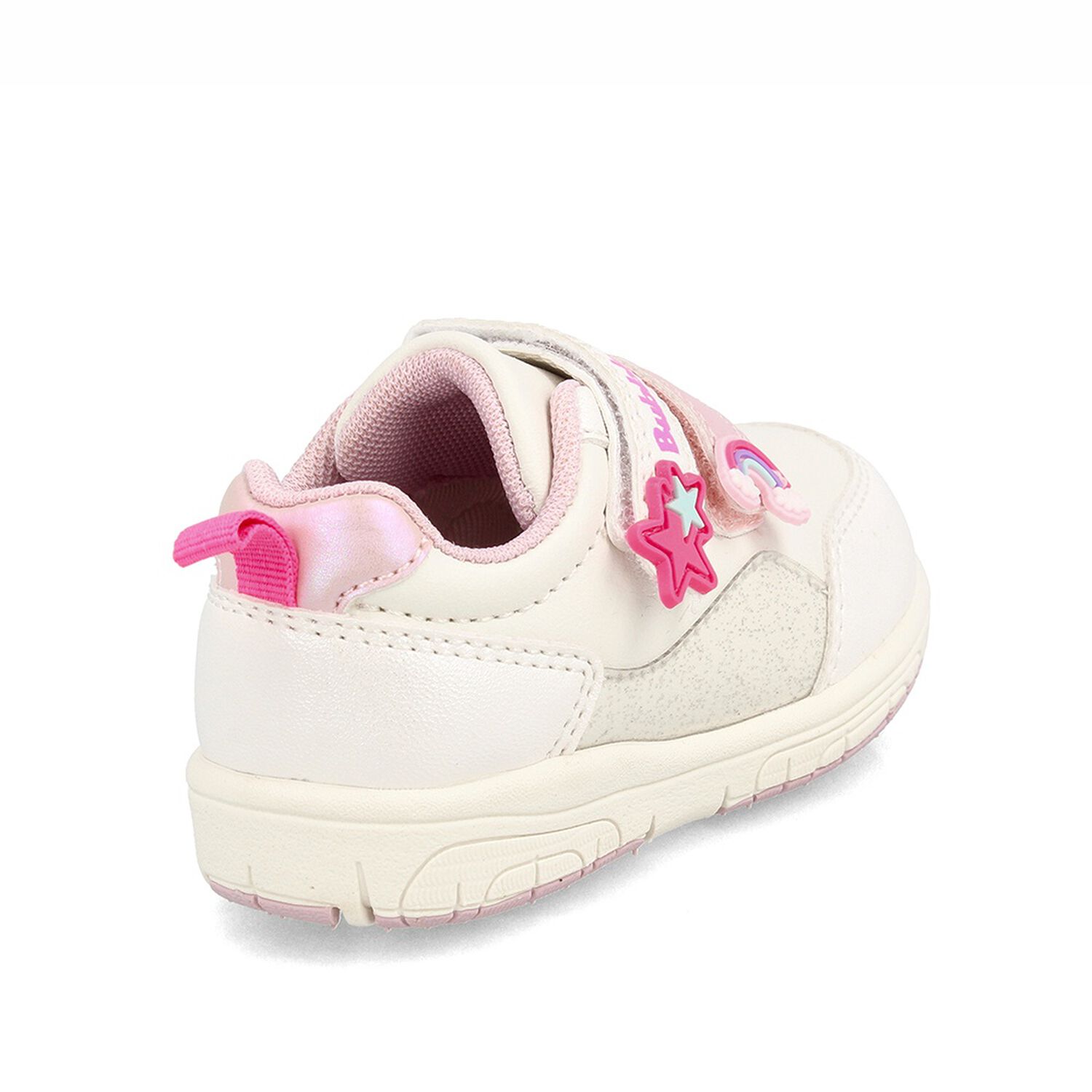 Zapatilla Ni&ntilde;a Bubblegummers Soft Walker Blanco image number 3.0