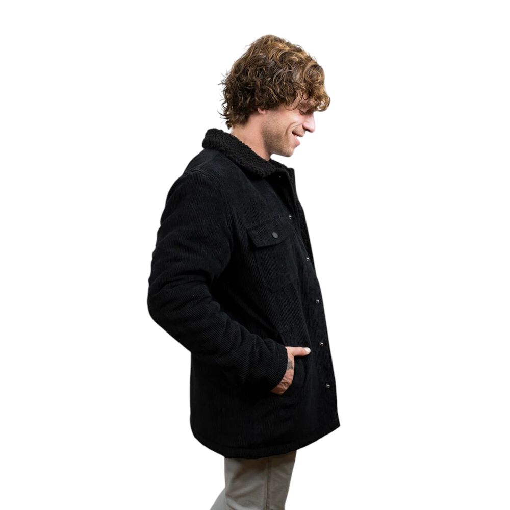 Chaqueta Harvester Negro Hombre Falcone image number 3.0