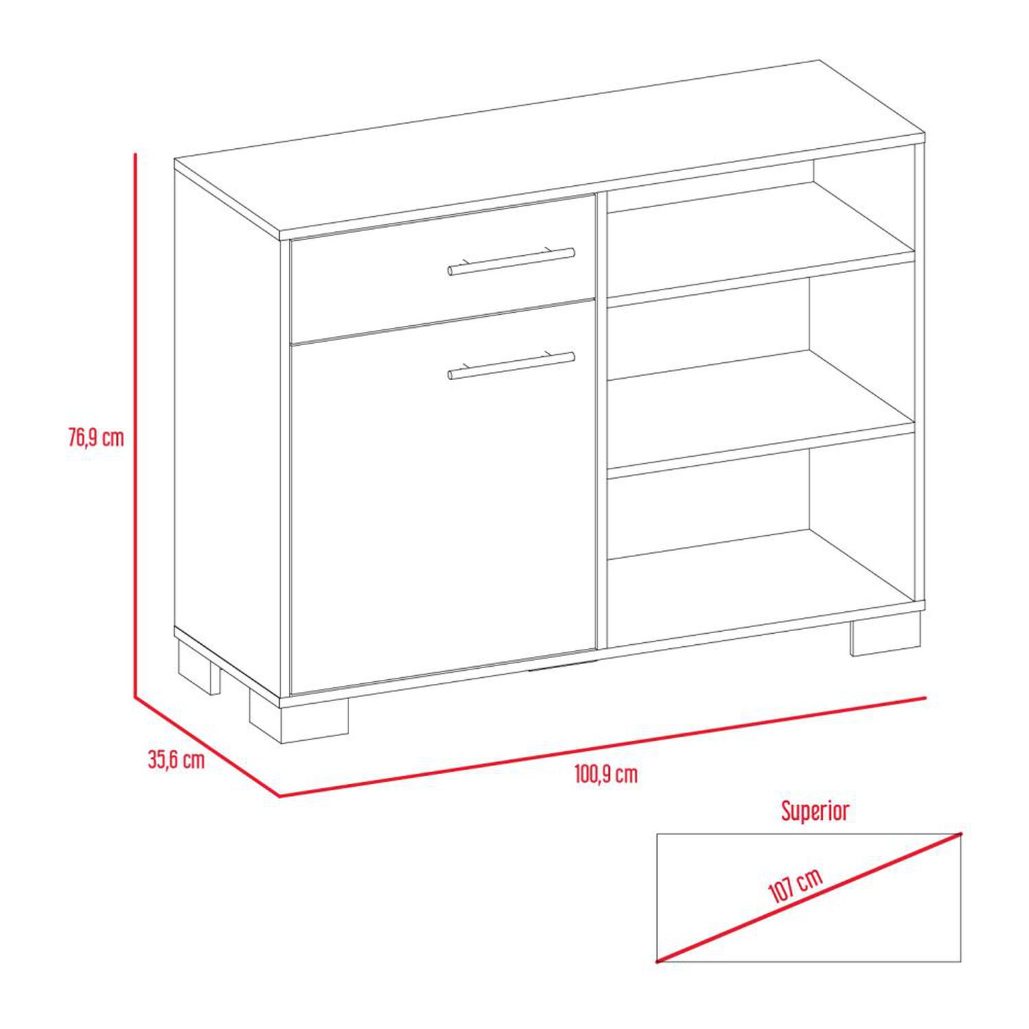 Buffet Tuhome Gales/ 1 Puerta/ 1 Cajon image number 6.0