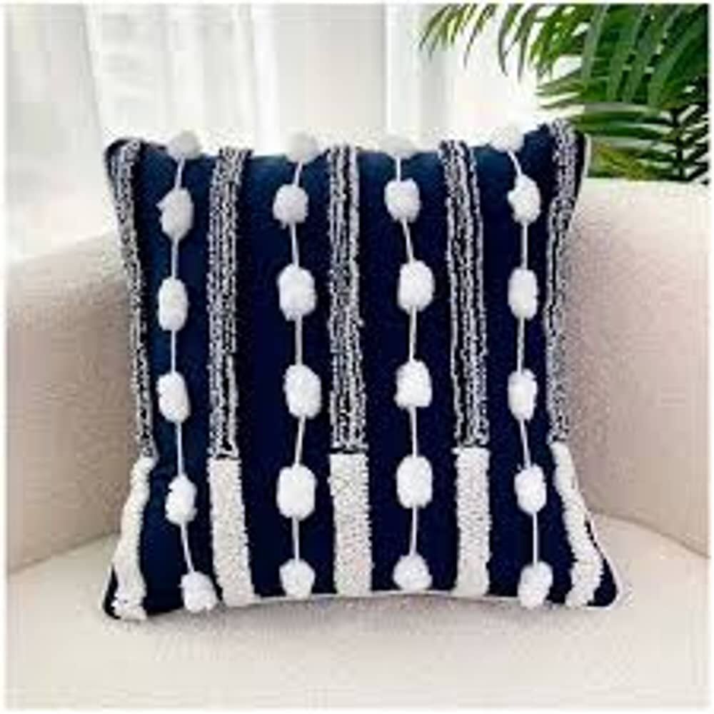 Set De 2 Cojines Boho Azul image number 3.0