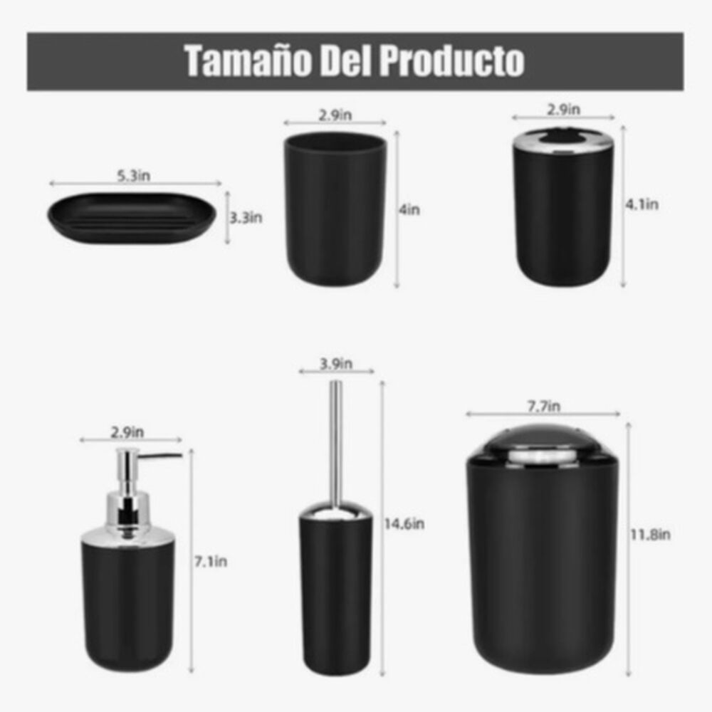 Set De Accesorios Para Ba&ntilde;o image number 4.0