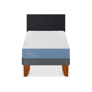 Cama Europea Cic Excellence / 1 Plaza / Base Normal + Respaldo