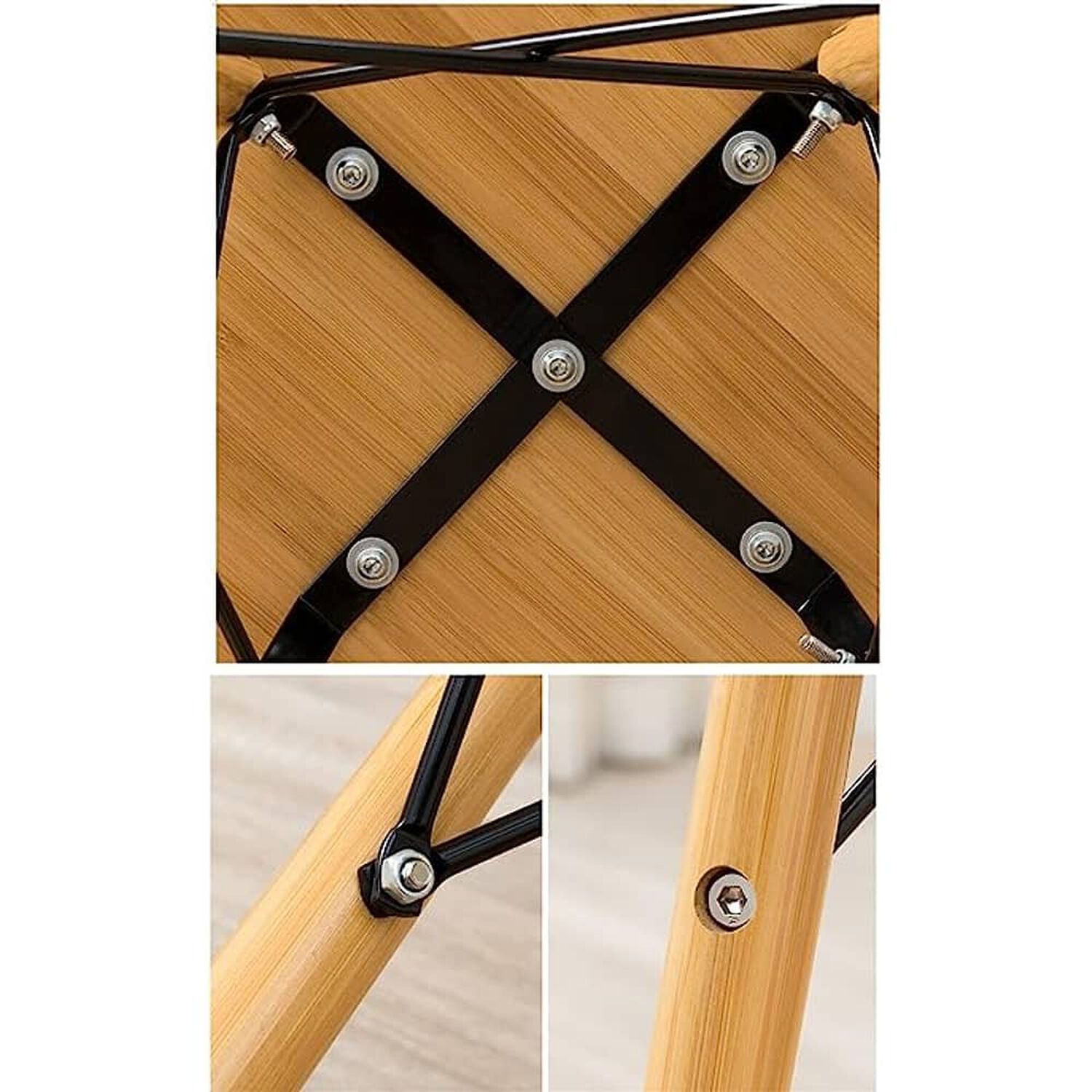 Mesa Eames Redonda 100cm Negra image number 3.0