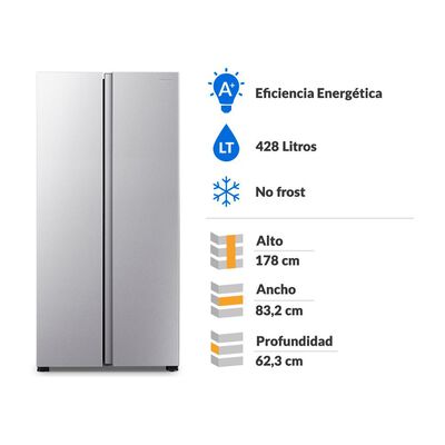 Refrigerador Side By Side Hisense RC-56WS / No Frost / 428 Litros / A+
