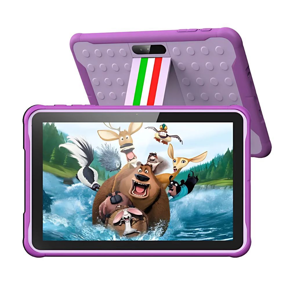 Tablet Android K10 64gb 10.1" Funda Antigolpe 1,3 Ghz - Violeta image number 0.0