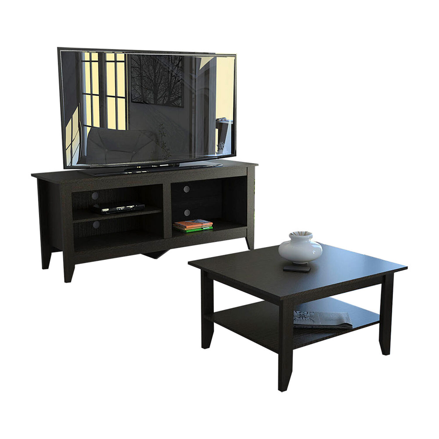 Combo Mesa De Centro Casa Ideal Essential + Rack Casa Ideal Essential image number 0.0