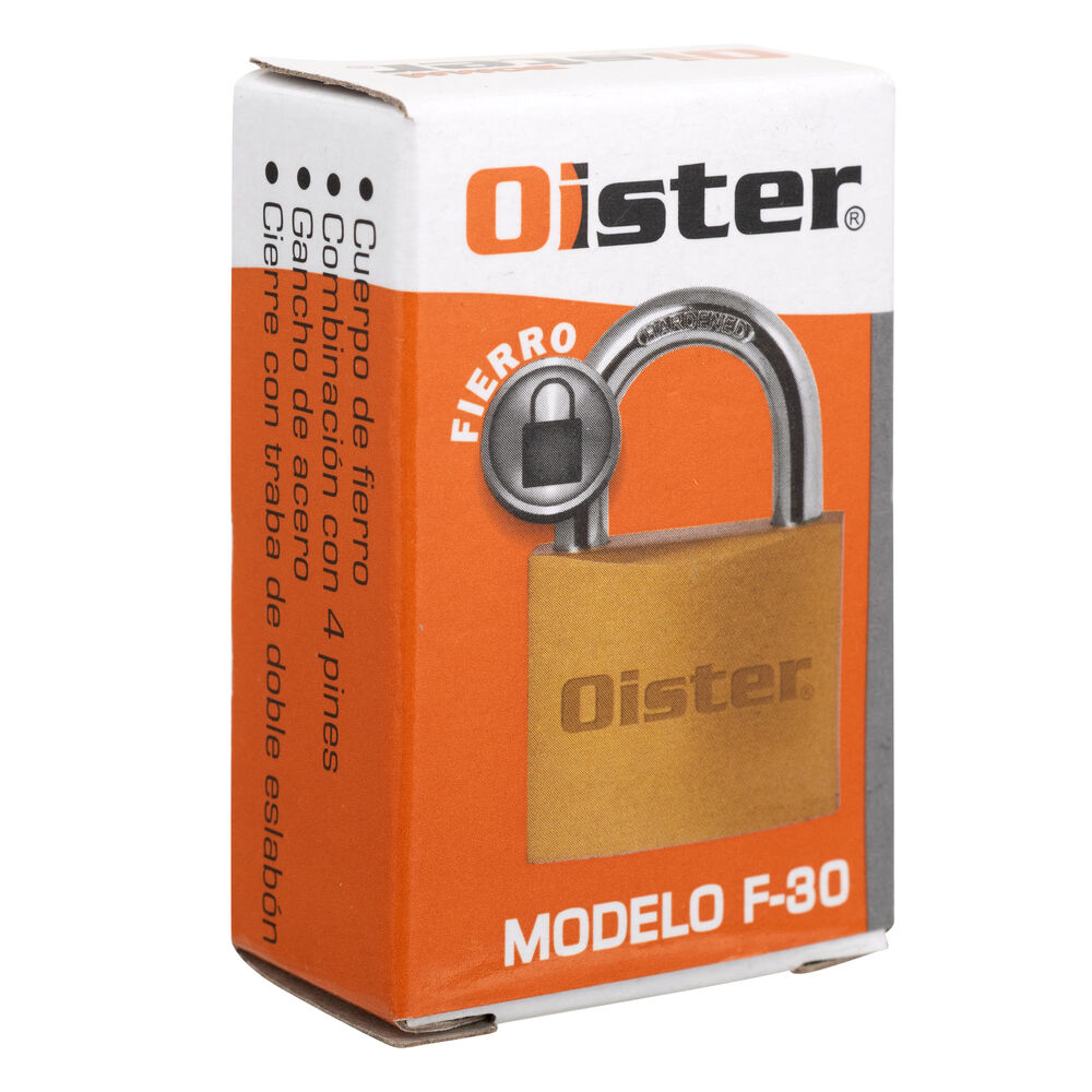 Candado Oister Xtra 30mm - Fierro Bronce image number 5.0