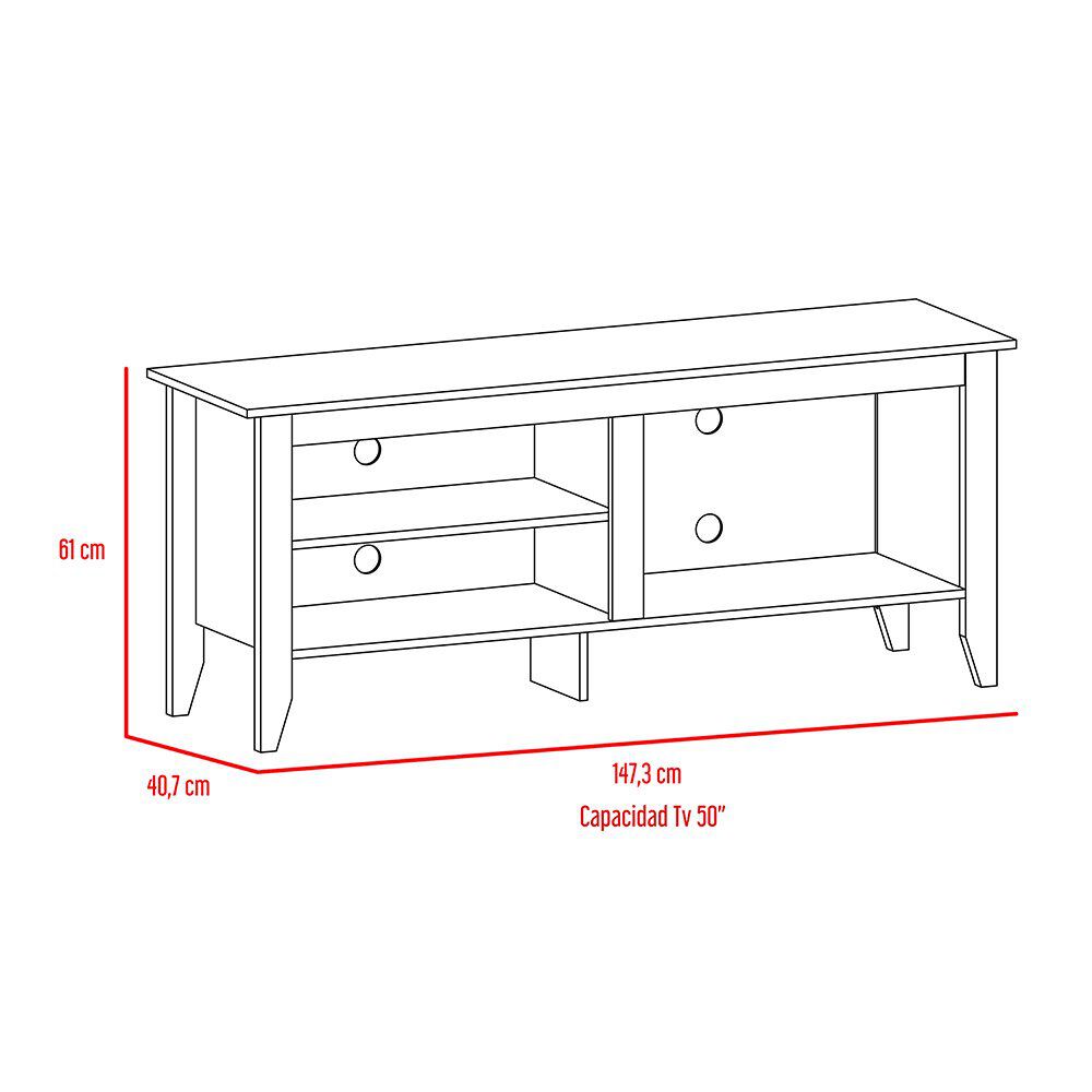 Combo Rack Casa Ideal Essential + Librero Casa Ideal Essential image number 3.0