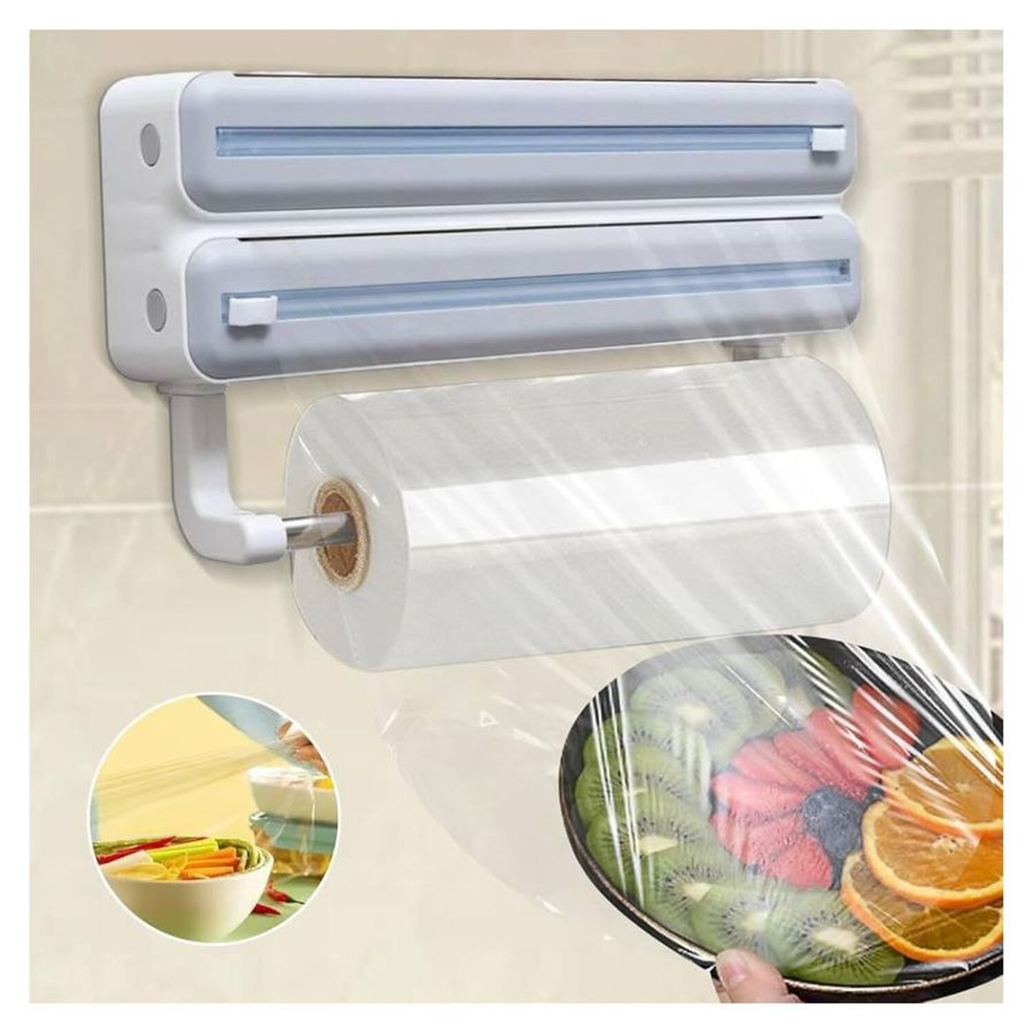 Dispensador Organizador De Cocina 3 En 1 Gris image number 3.0