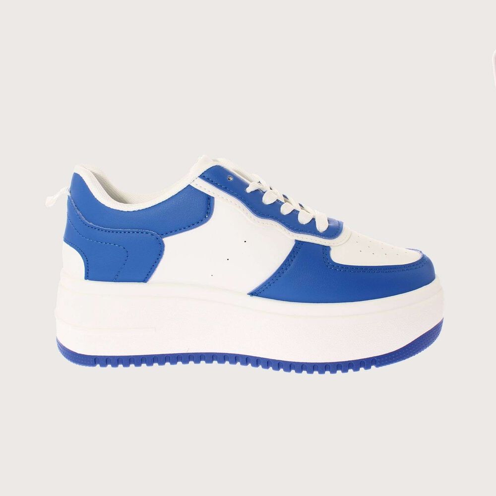 Zapatilla Plataforma Blanco/azul Art. 5s209b0055royalblue image number 3.0
